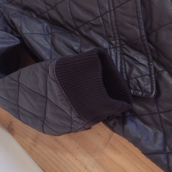 Madewell Black Quilted Session Full Zip Bomber Jacket Size S - Picture 6 of 15